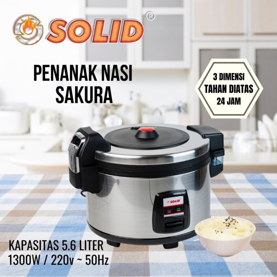 Solid Rice Cooker SL-RC 561 (5,6 Liter) | Penanak Nasi Komersial