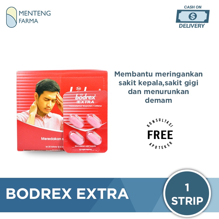 Bodrex Extra - Meredakan Sakit Kepala, Sakit Gigi dan Demam