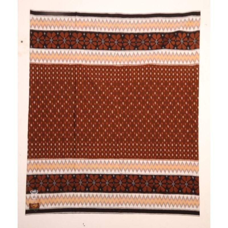 SARUNG BHS GOLD ROYAL IBD WARNA COKLAT PUTIH
