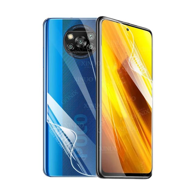 POCO X5 5G X5 PRO 5G X3 GT X3 PRO X3 NFC HYDROGEL FULL BODY FRONT &amp; BACK