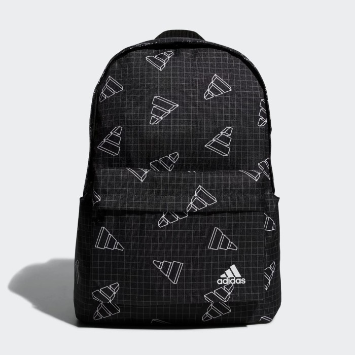 Tas Punggung Adidas Original CL AOP CLASSIC GRAPHIC / GU8799 - Black