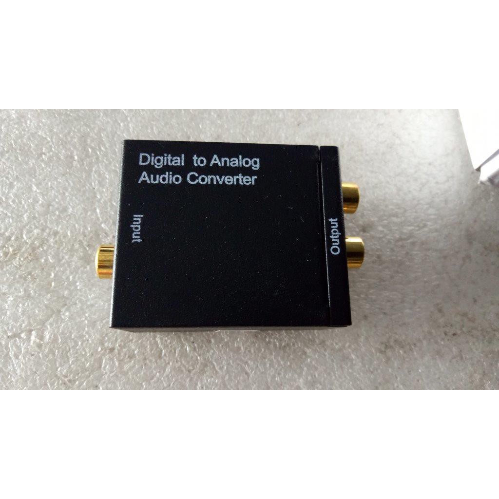 Digital to analog Audio Converter Optik to RCA Adapter Optic to RCA