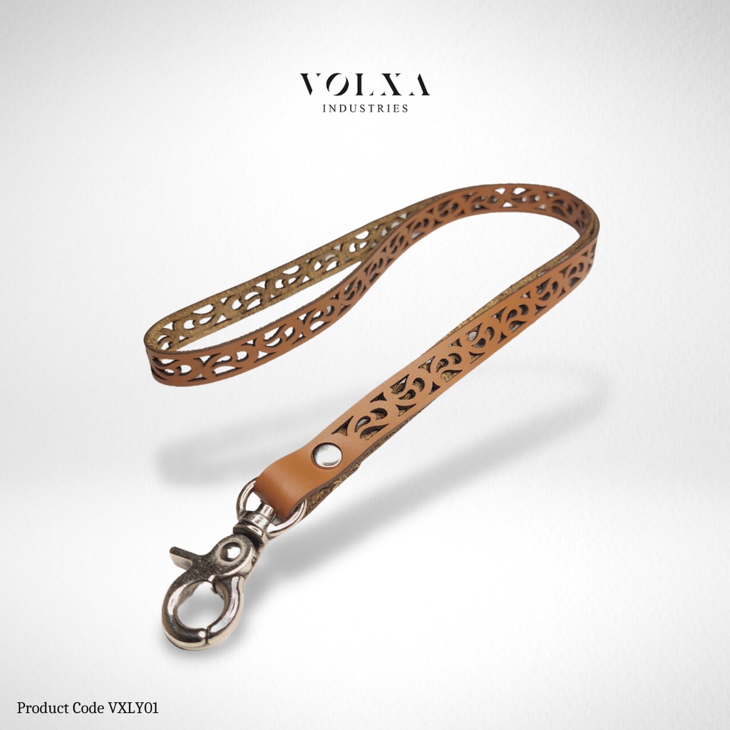 

Volxa Lanyard Kulit Asli Id Card / Pods