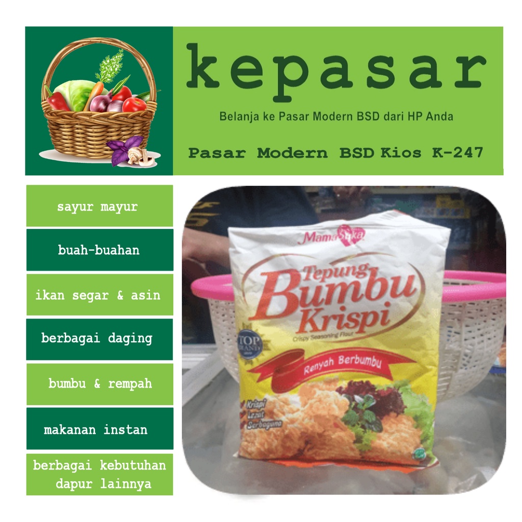 

Tepung Bumbu MAMASUKA Krispi