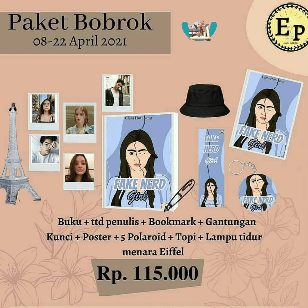 NOVEL FAKE NERD GIRL karya Clara Hutabarat-1