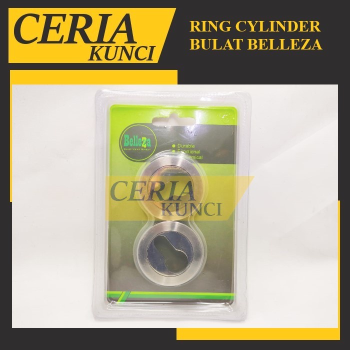 BELLEZA RING CYLINDER 858.02BZ ESCUTCHEON TUTUP CYLINDER KUNCI STAINLESS STEEL