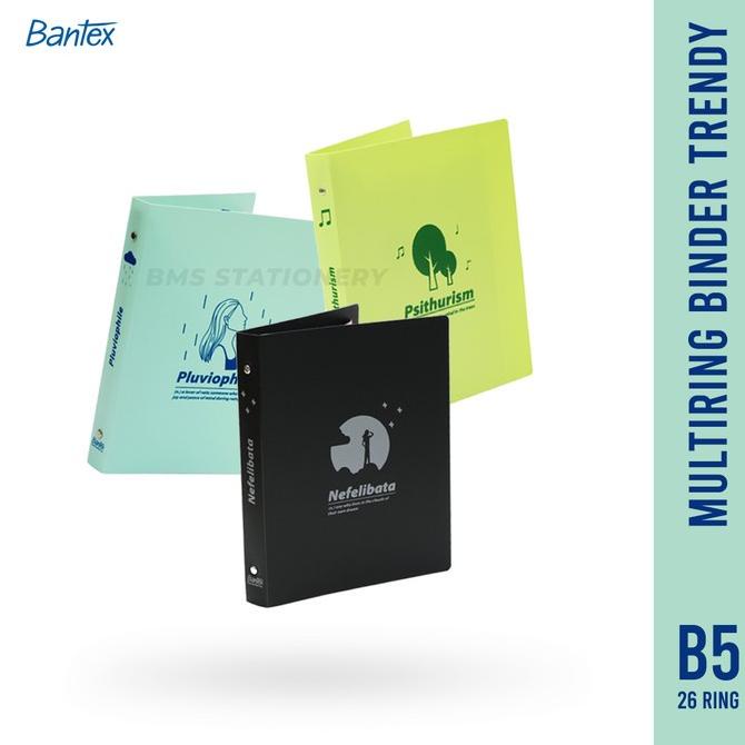 

Bantex Multiring Binder Trendy B5 26 Ring #3326