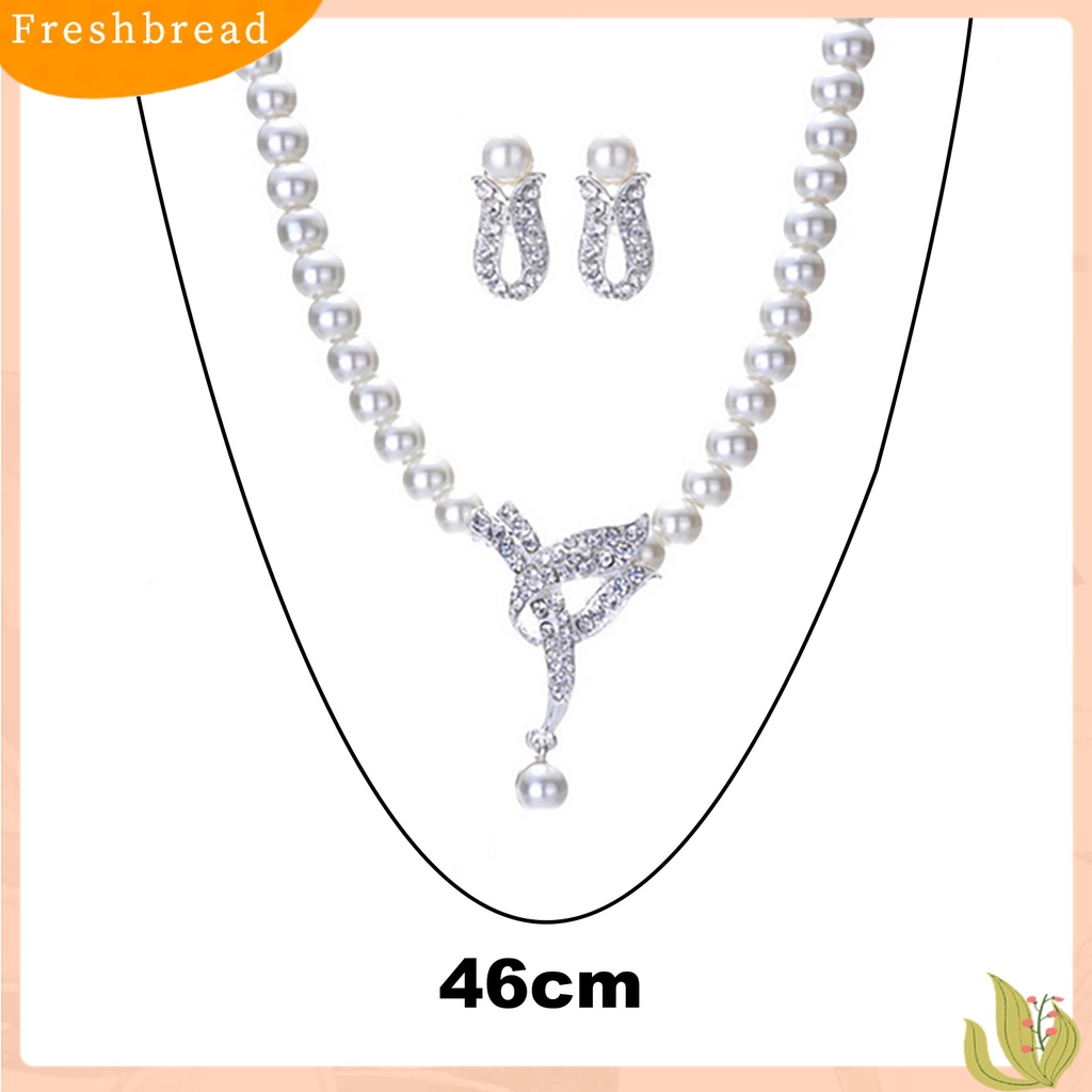 3pcs / Set Kalung Choker Anting Tahan Lama Untuk Dekorasi Pernikahan