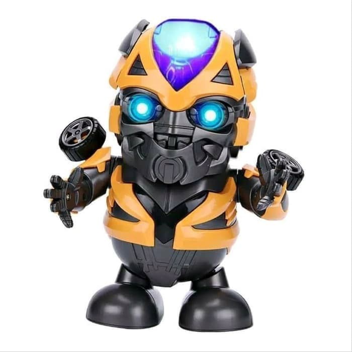 DANCING BUMBLE BEE ROBOT TRANSFORMER MAINAN LED ACC