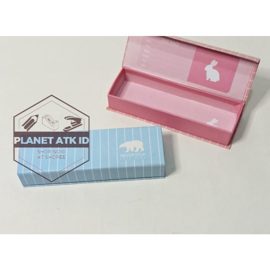 

Kotak Pensil Karton/Tempat Pensil/Pencil Box/ Wadah Pensil