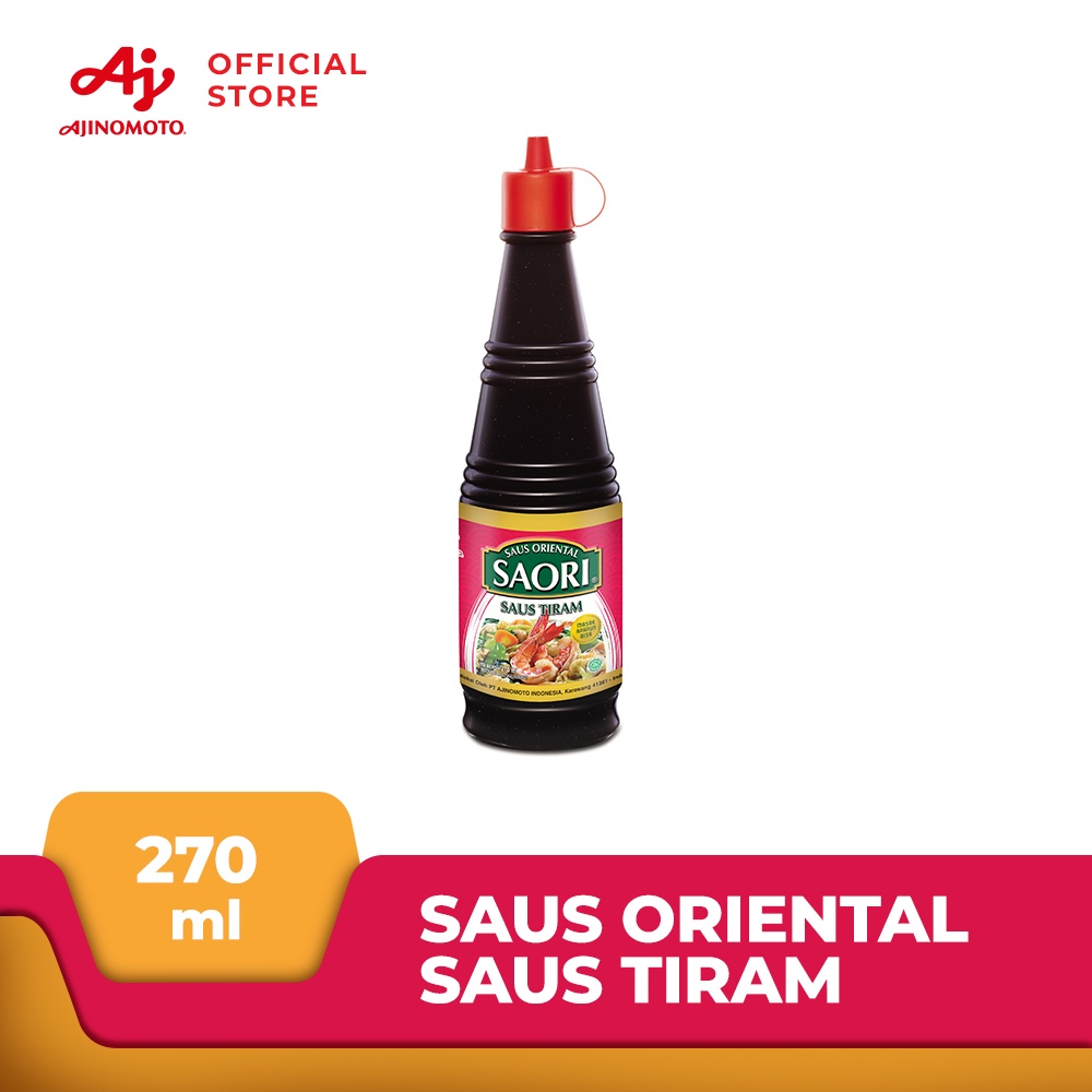 

SAORI® Saus Tiram Kemasan Botol 270ml Saos Oriental Oyster Sauce