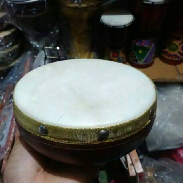 rebana 16cm hadroh 16cm kayu mahoni