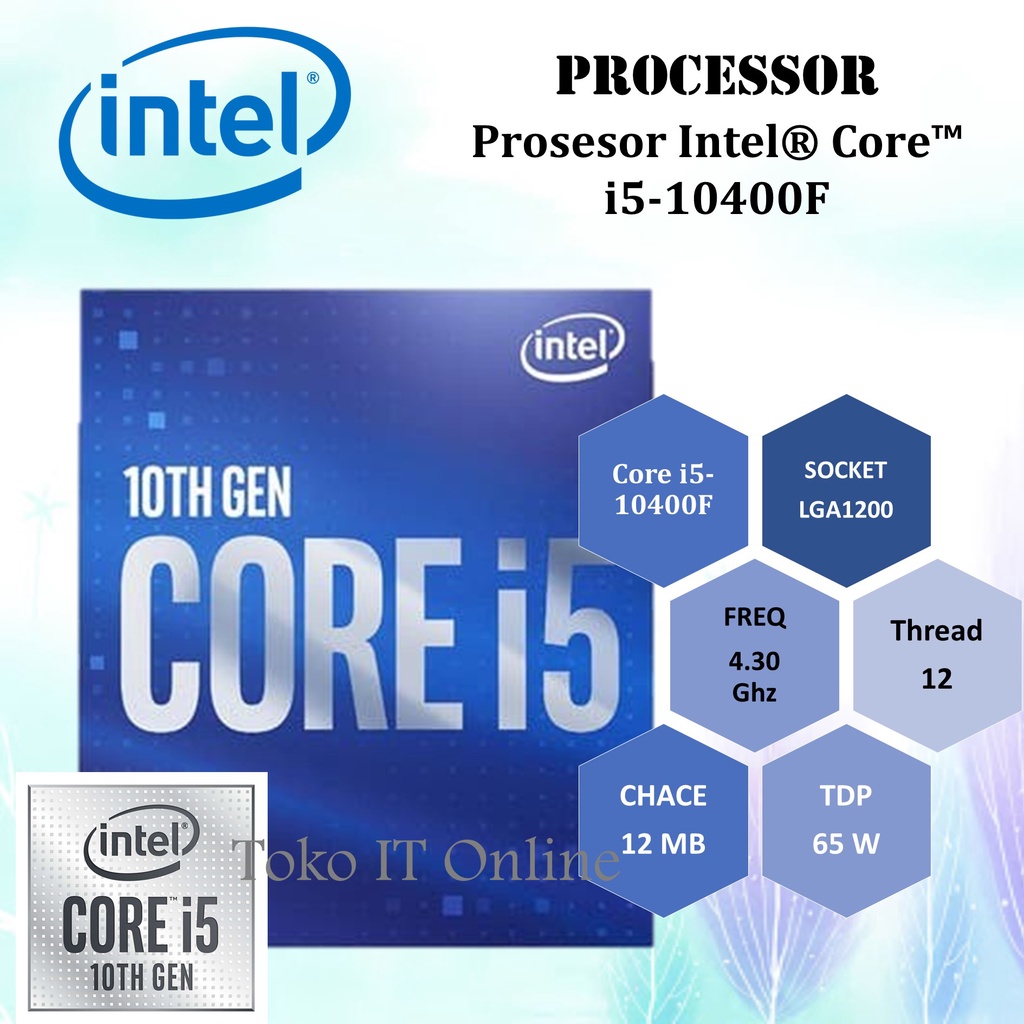 PROCESSOR INTEL CORE I5 GENERASI 10 LGA 1200