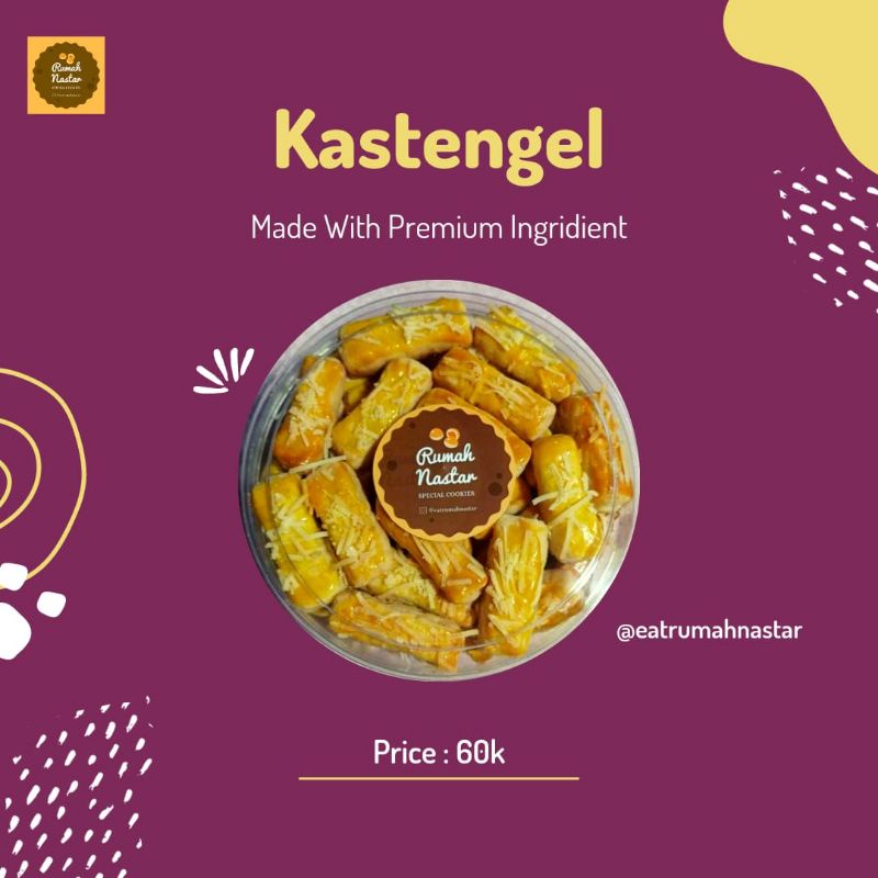 

Kue Kering Kastengel 500gr - Kue Kering Home Made - Nastar HomeMade