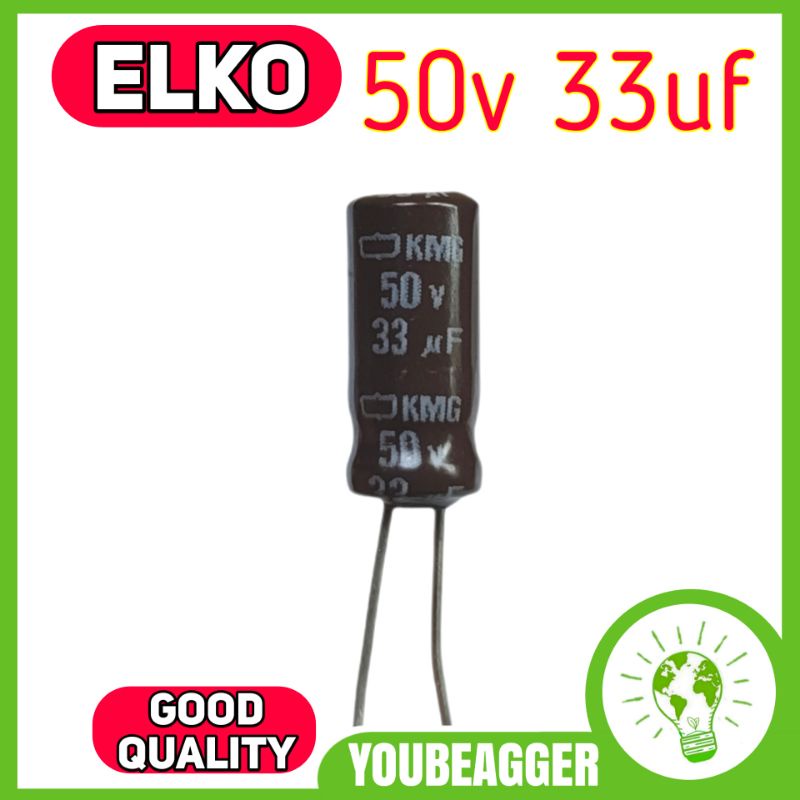 elko 50v 33uf kapasitor