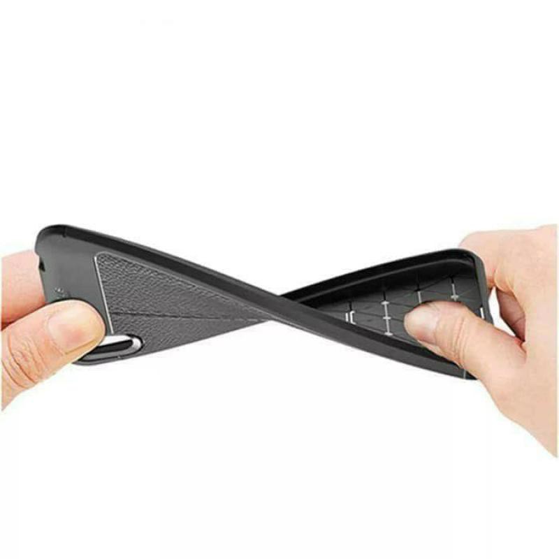 Case Auto Focus Inifnix Hot 10 Leather Experience SoftCase Slim Ultimate / Casing Kulit