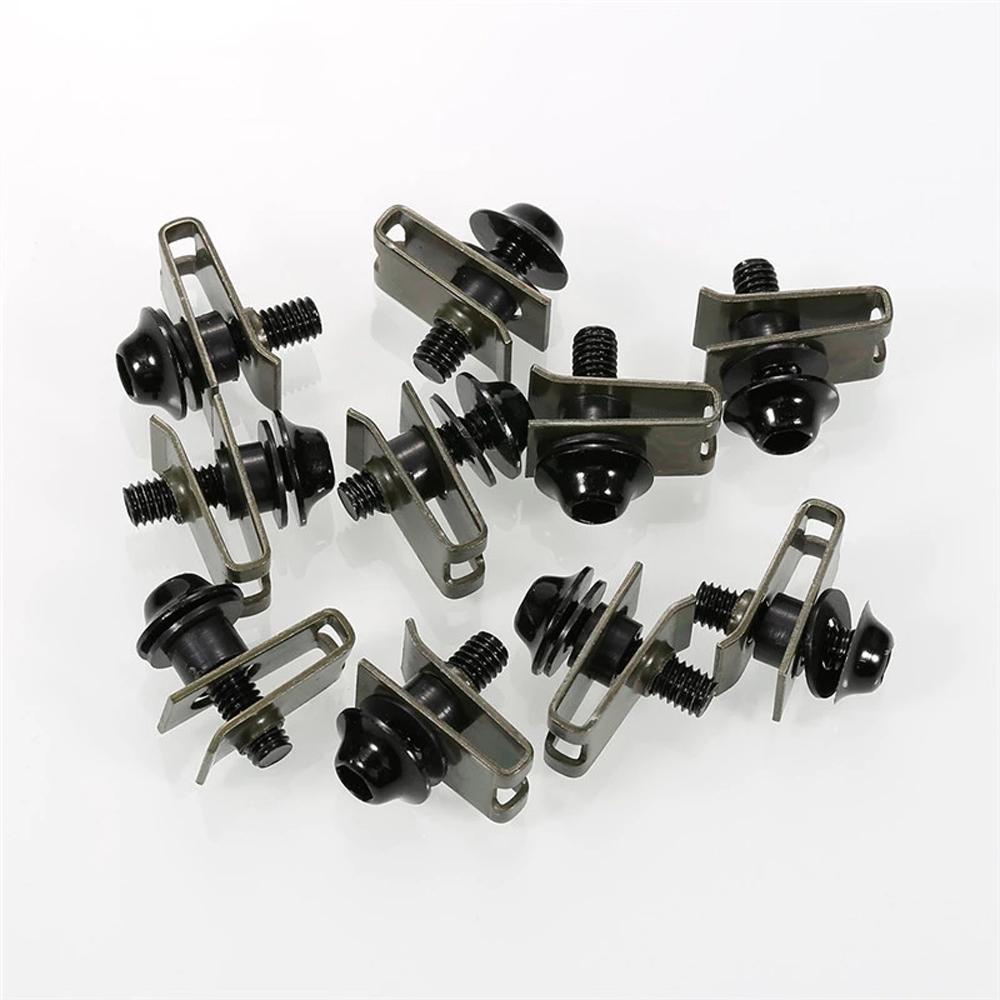 Sekrup Batok Motor QUINTON Pengganti Motor Auto Product 5x15mm M5 Baut Mobil Metal Mur Aluminium Pengikat Clip Screw