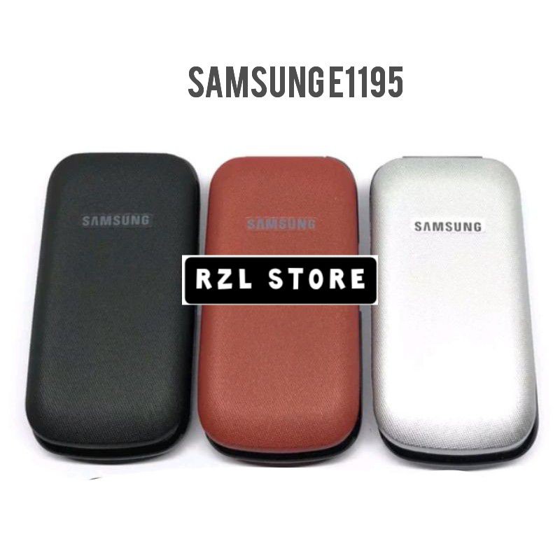 CASING FULSET SAMSUNG LIPAT E1195 GT-E1195 ORIGINAL NEW.