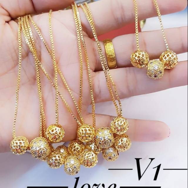 Xuping kalung lapis emas 24k 0501