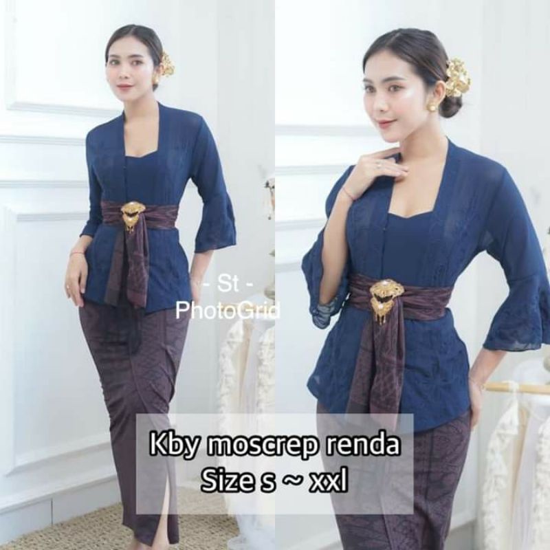 kebaya jadi moscrep renda