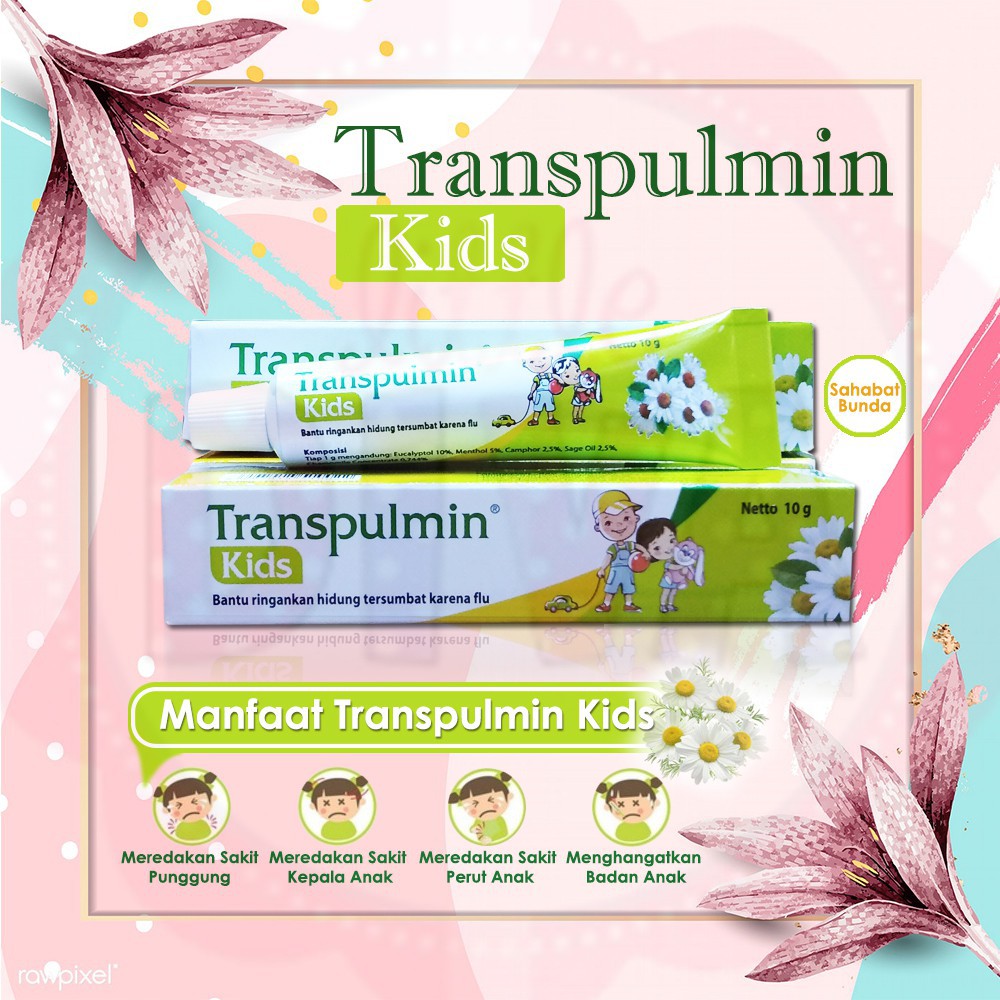 TRANSPULMIN BABY and KIDS ( 10gr &amp; 20gr ) - Balsam Bayi Ketika Flu ens