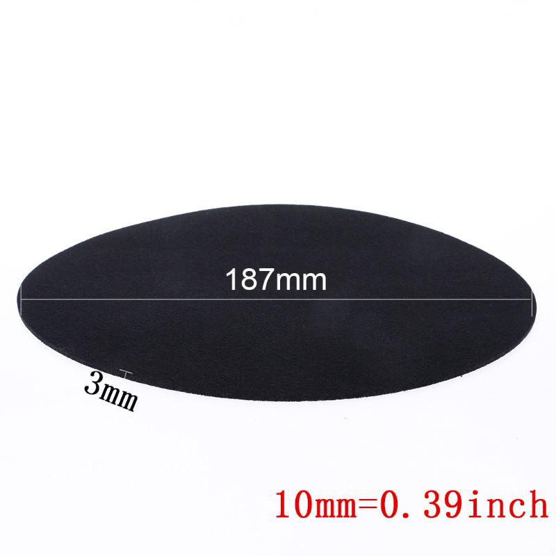 btsg Turntable Mat Audiophile 7&quot; 3mm Felt Anti-Static Anti-Shake Slipmat LP Vinyl Record