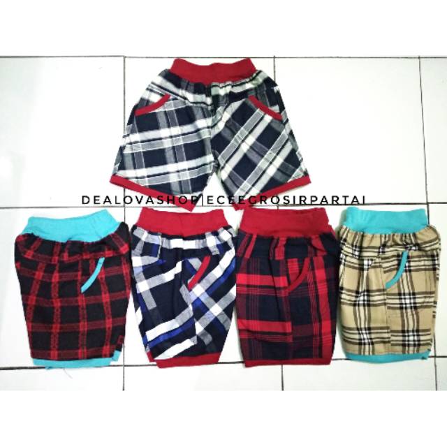  Celana  Kotak  anak umur 1 2 tahun Shopee Indonesia