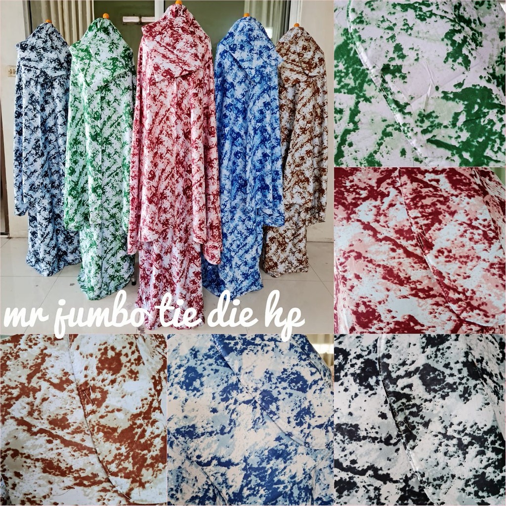 Mukenah rayon rempel jumbo