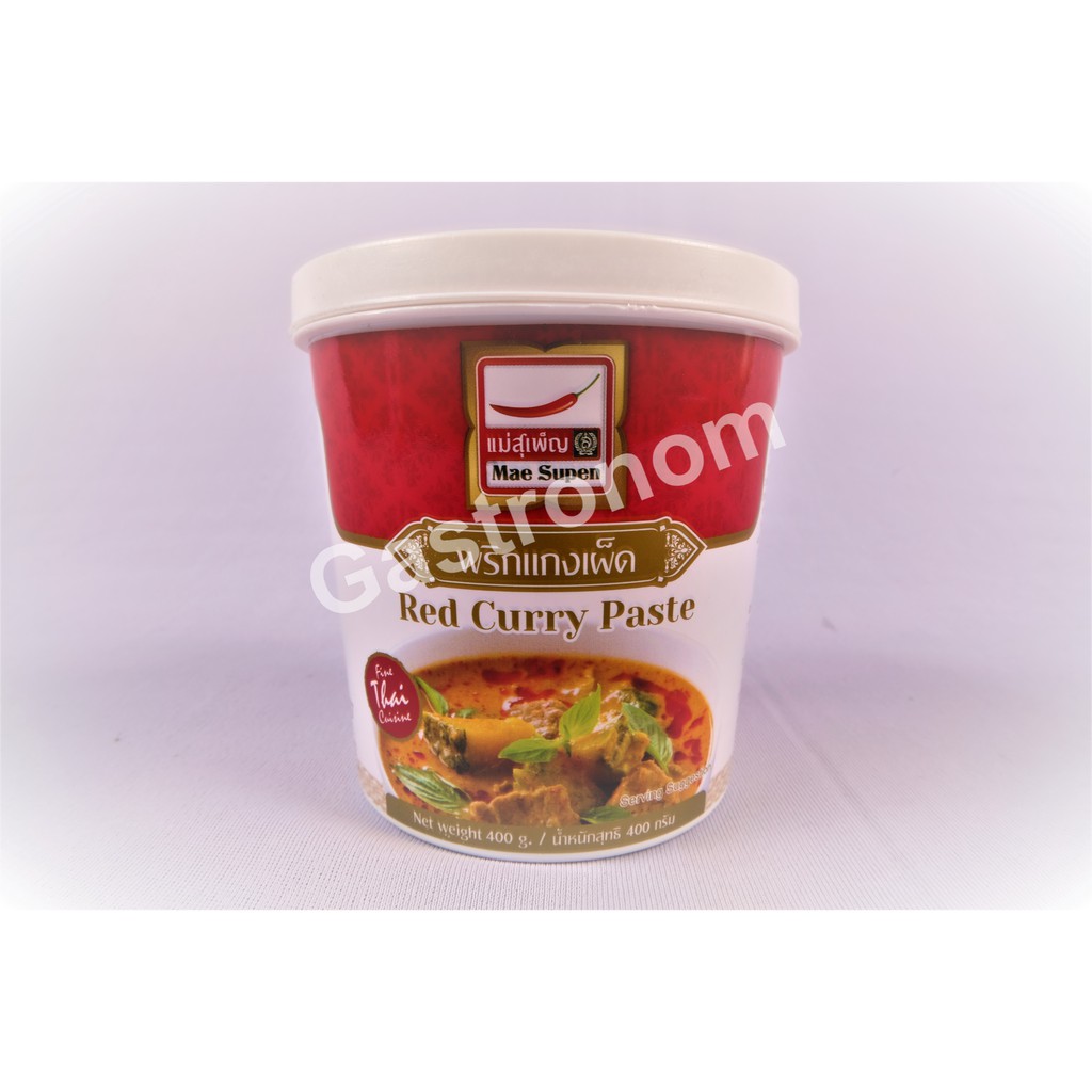 

Red Curry Paste (Tube) Mae Supen 400 gr / bumbu kari instan