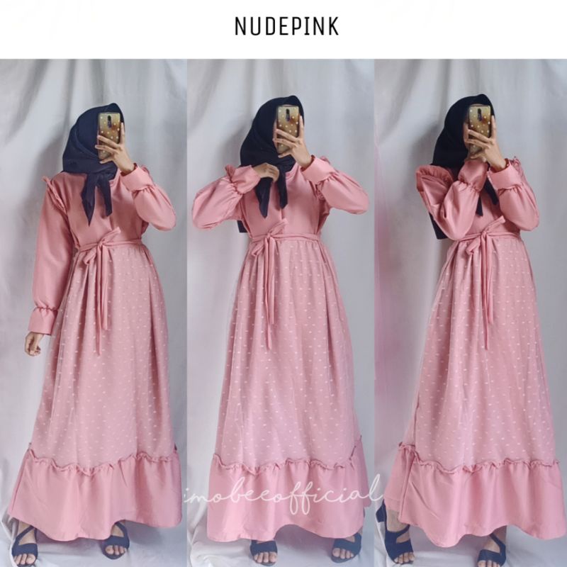 DRESS PRINCESSA // GAMIS TILE DOTTY //MAXY RUFFLE TILE