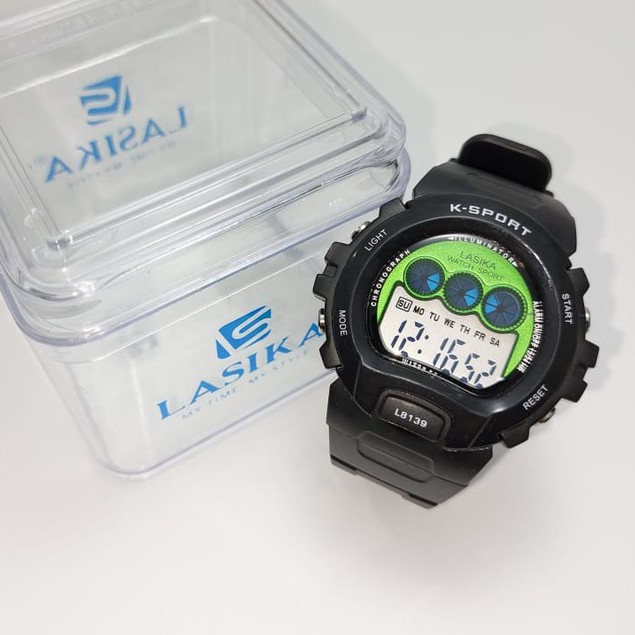 Jam Tangan Digital Premium Lasika 8139 Water Resistant Free Box Jam Tangan