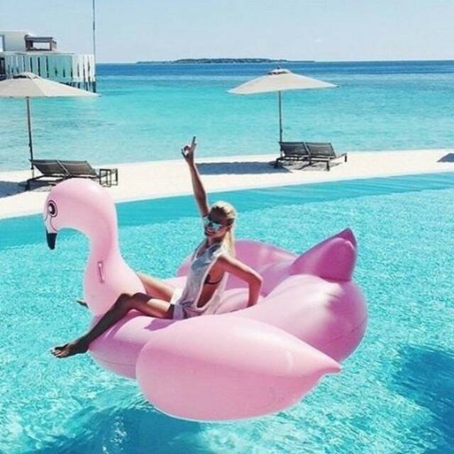 Giant Flamingo Floaties / pelampung remaja / floaties / souvenir