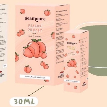 [ML] [TERMURAH SESHOPEE! BPOM] PARFUM GEAMOORE 30ML FULLPACK PARFUME BY GEAMORE 30 ML INSPIRED HERMEZ-PeachyOhBabyFULLPACK