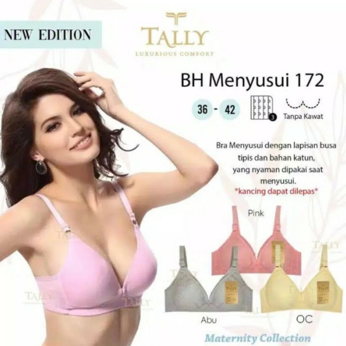 TALLY Bra Menyusui 172 Nursing Bra BH Ibu Hamil Menyusui Tanpa Kawat