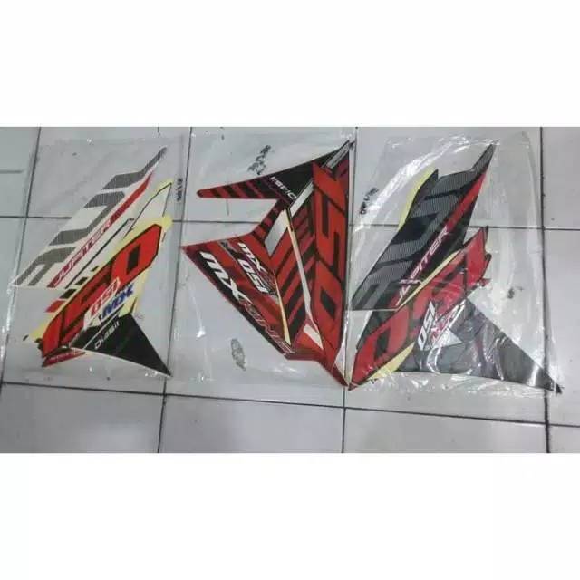 Striping sticker standar yamaha mx king 2016