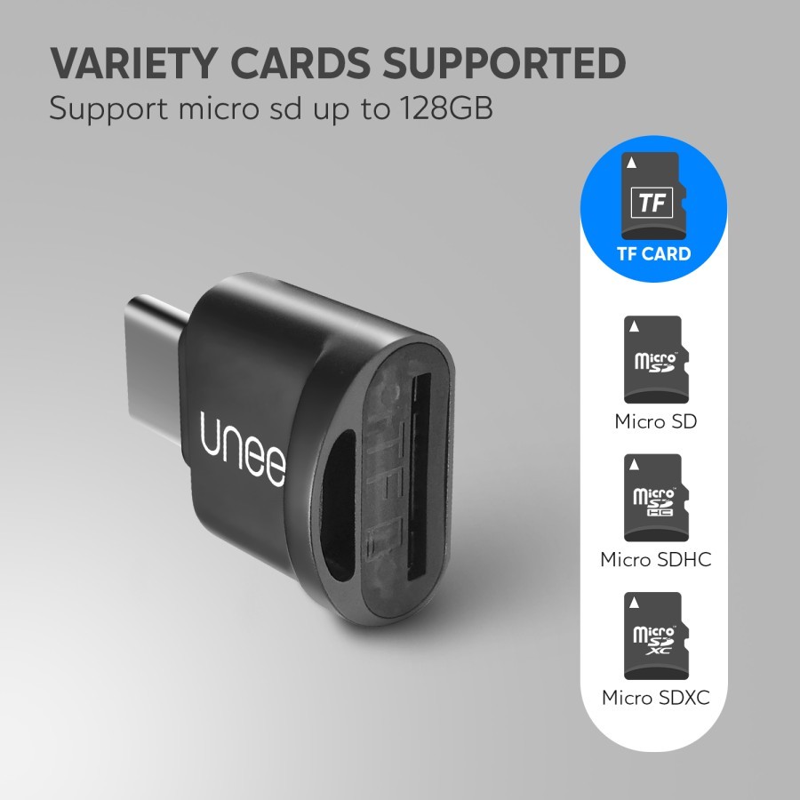 UNEED USB Type C Card Reader Micro SD - UAT07C