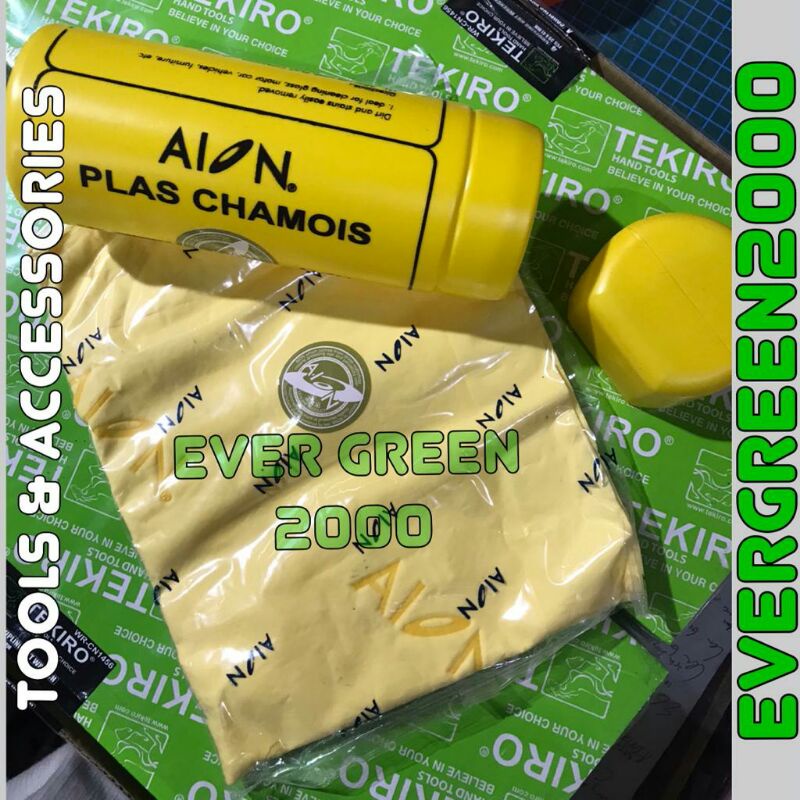 Lap Kanebo AION - Genuine Product Plas Chamois Ori - Lap Pembersih Berserat Sintetis Mobil Motor