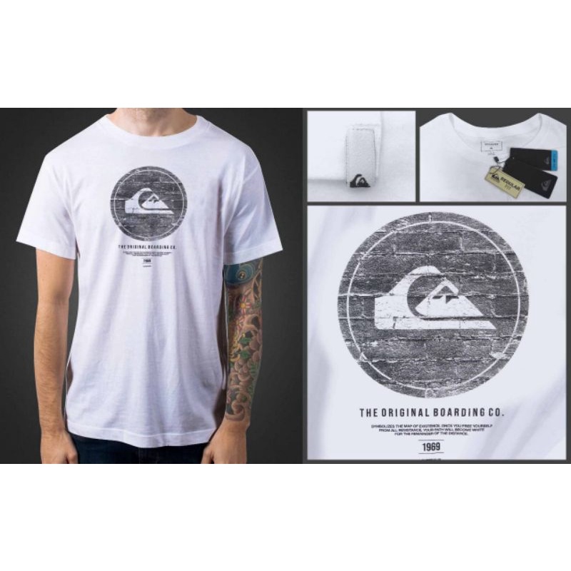 Kaos Surfing QUIKSILVER - Creepycloth | Super Premium | Cotton Combed 30s Reaktif | Kaos Unisex | Ba