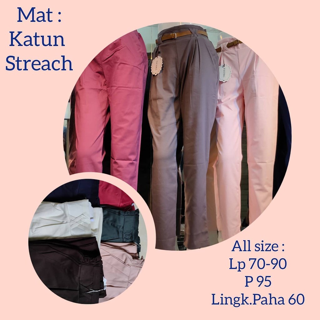 celana panjang wanita - celana baggy pants - celana kerja