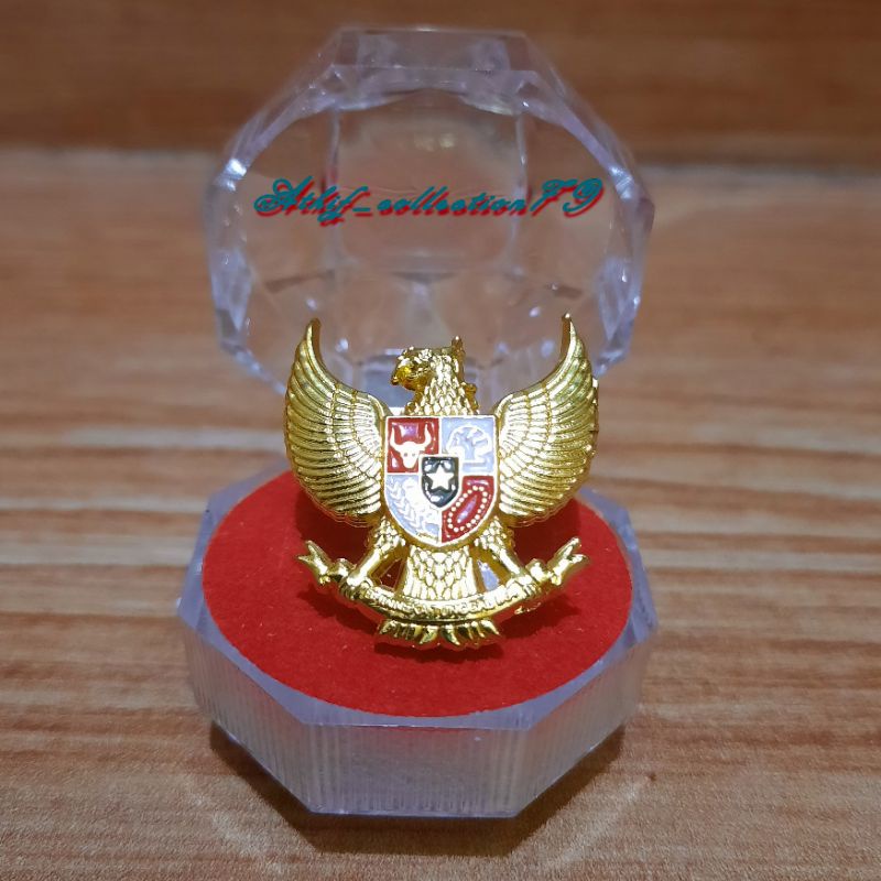 Pin Garuda Kuningan Magnet Cor 2,5cm Pin Garuda Kuningan Magnet