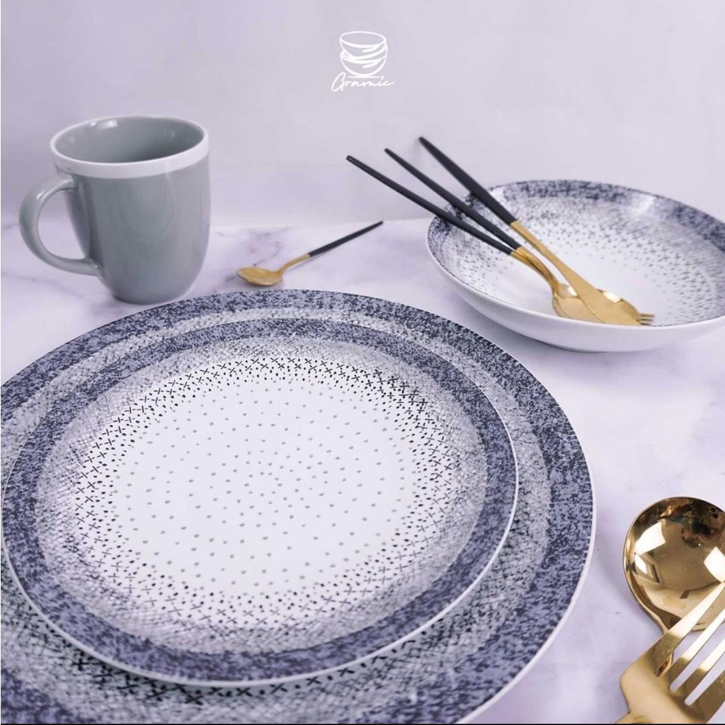 Kado Nikah / Wedding Gift / Set Piring Murah / Set Piring Estetik / Piring Keramik