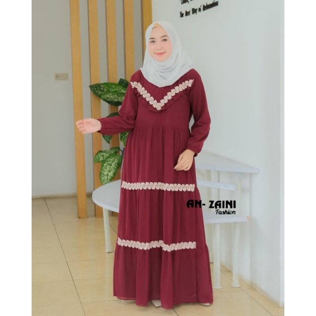 GAMIS CERUTY RENDA BUSUI REMPEL DADA ADA TALI PINGGANG