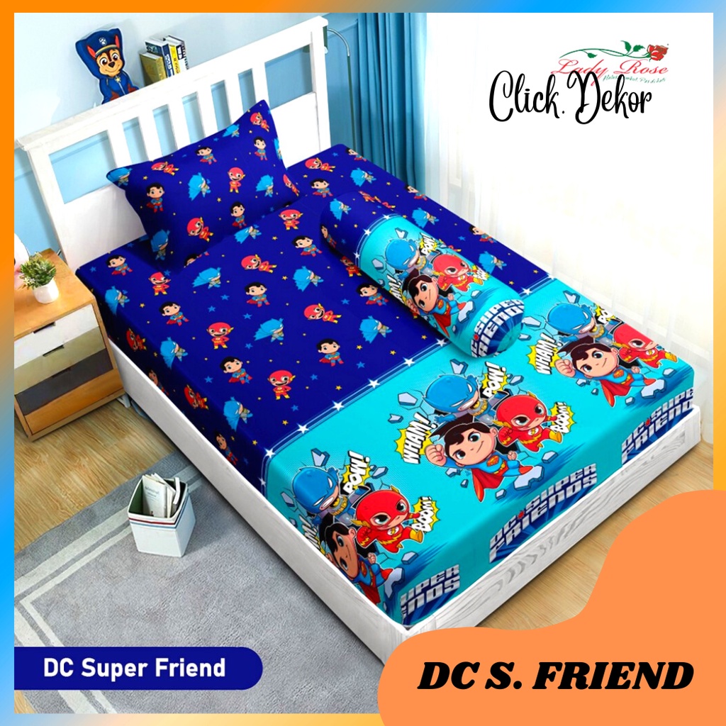 SPREI LADY ROSE SINGLE 120X200 NO 3 DC SUPER F SEPRAI LADYROSE TERBARU SEPREI KARAKTER KARTUN SPERI 