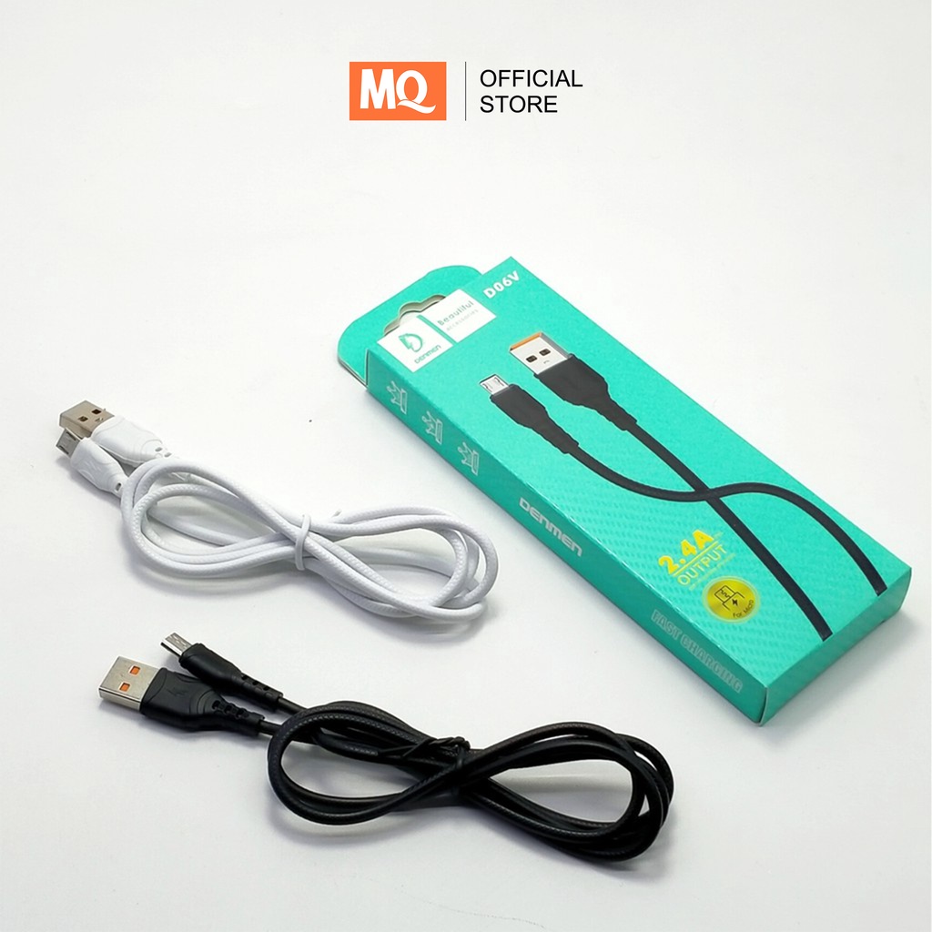 MQ Kabel Data Fast Charge 2.4A Micro + TypeC + Lightning 100cm