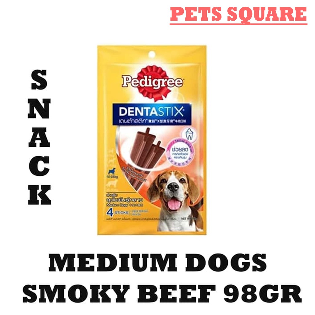 DENTASTIX MEDIUM SMOKY BEEF 98GR 10-25KG