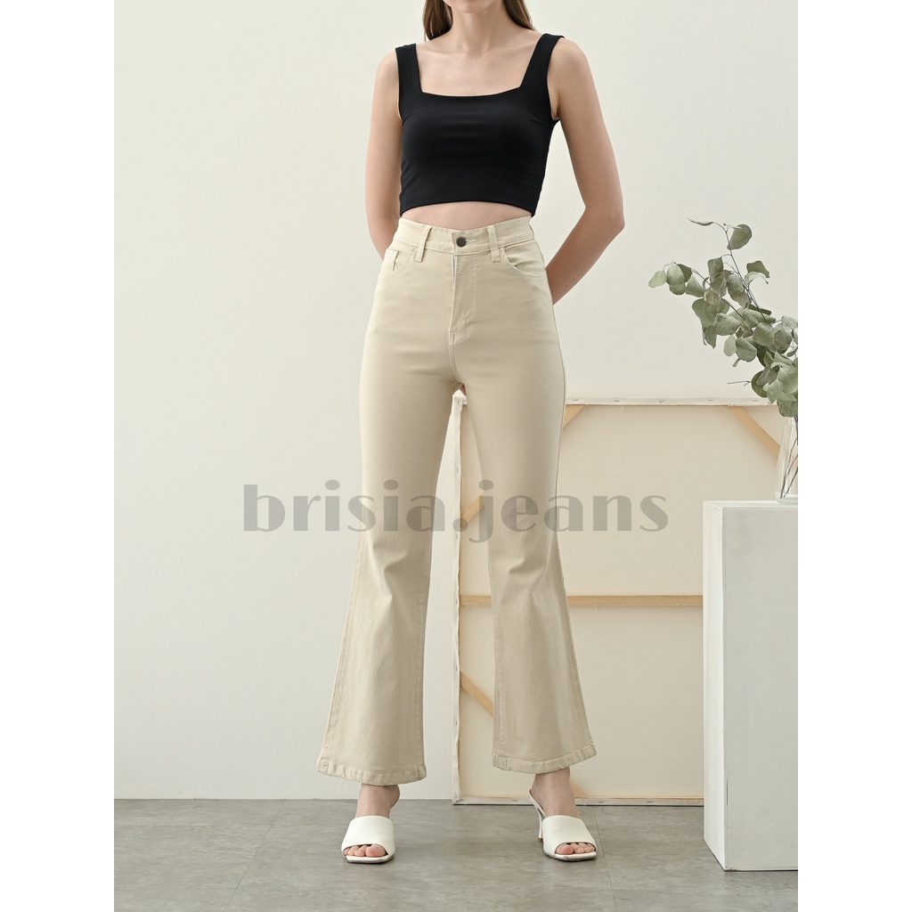 [SIZE 27-34] MINA Cutbray Jeans (Highwaist) - 3 WARNA - SERIES 2