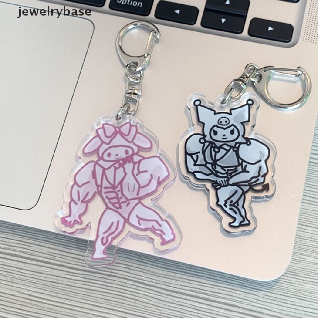 Gantungan Kunci Desain Kartun Anime Kawaii Sanrioed Kuromi Mymelody Cinnamoroll Otot