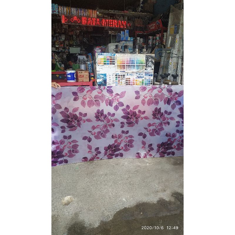 fiber pagar ungu daun kilap