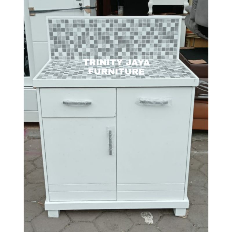 Meja Dapur Kompor Piring Serbaguna Kayu/trinityjayafurniture