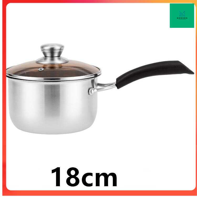 TD - CAB SI LAI FU Panci Masak Soup Milk Pot Stainless Steel 18cm - KC0406